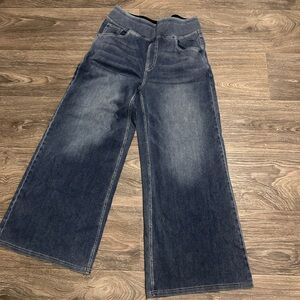 Halara Flex Wide Leg Denim Stretchy